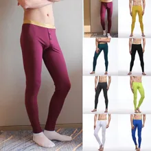 Для мужчин мягкие подштанники теплые термобелье штаны Золотой Край хлопковые пуговицы S-XL D1