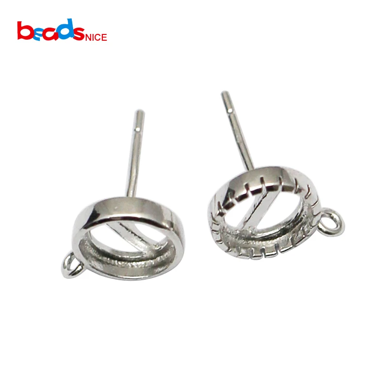 

Beadsnice Sterling Silver Stud Earrings Set Mounting Setting Fashion Jewelry Wholesale ID37142
