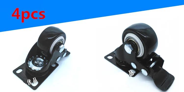 4 قطعة أسود 1.5 ''المطاط عجلات التفاف كنبة مكتب كرسي الأثاث مكابح عالمية عجلات 4 قطعة أسود 1.5 ''المطاط عجلات التفاف كنبة مكتب كرسي الأثاث مكابح عالمية عجلات