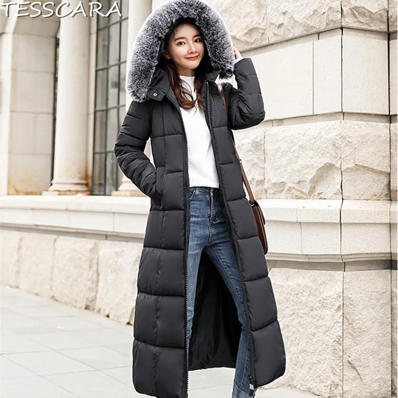 Black Plus vent Femme Base Femmes X Manteau Tesscara Ukraine longue Manteaux D'hiver white pink De Survêtement Fourrure Parka Et M Taille Faux red Coupe Capuchon Veste 3xl g0WHfW