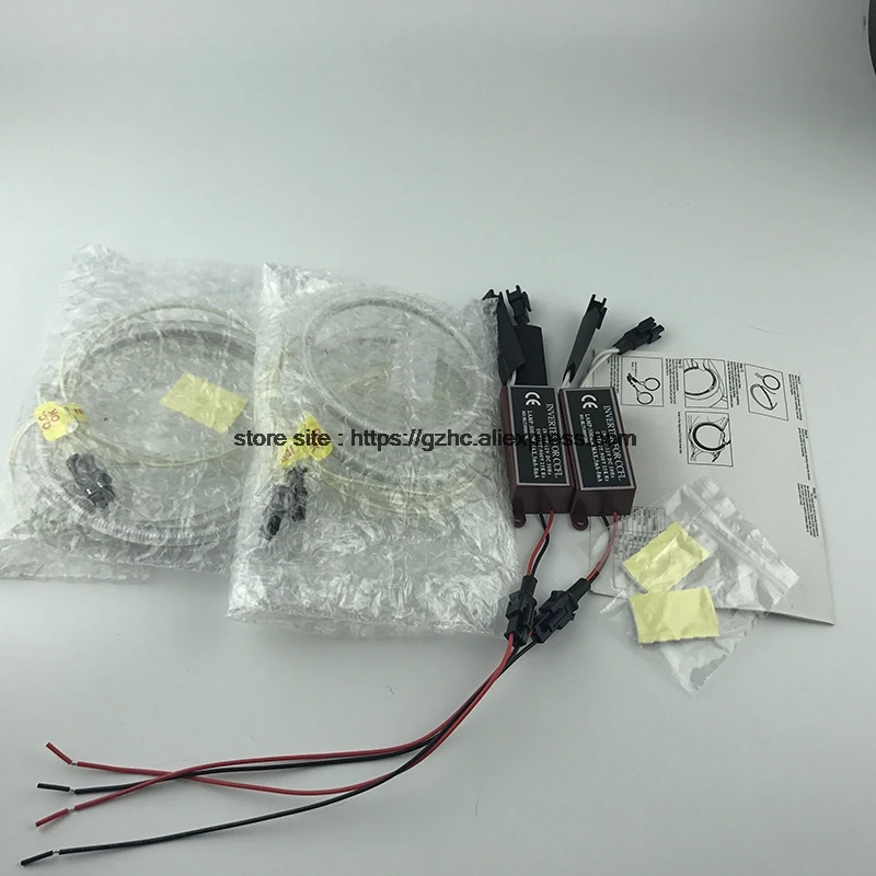 Goedkoop Voor Ford Mondeo MK3 2001 2003 2004 2005 2006 2007 Ultra Heldere Dag Drl Ccfl Angel Eyes Demon Ogen kit Warm Wit Halo Ring