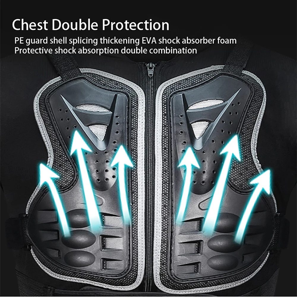 WOSAWE Motorcycle Jacket Chest protect Back Support Body Armor Motocross Off-Road Motorcycle Hip Pad Alloy Steel Gloves Kneepad WOSAWE Motorcycle Jacket Chest protect Back Support Body Armor Motocross Off-Road Motorcycle Hip Pad Alloy Steel Gloves Kneepad