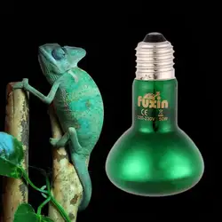 E27 1 шт. high end тепла свет животное интенсивный гигантская накаливания рептилия Освещение лампа для рептилий Pet шарика пятно светло-зеленый 220