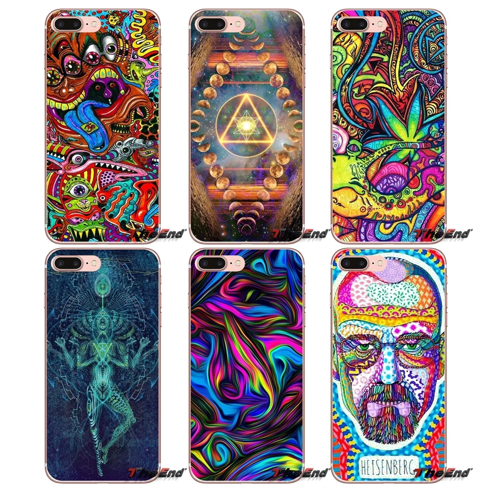 

Psychedelic Life For Samsung Galaxy S2 S3 S4 S5 MINI S6 S7 edge S8 S9 Plus Note 2 3 4 5 8 Coque Fundas TPU Transparent Skin Case