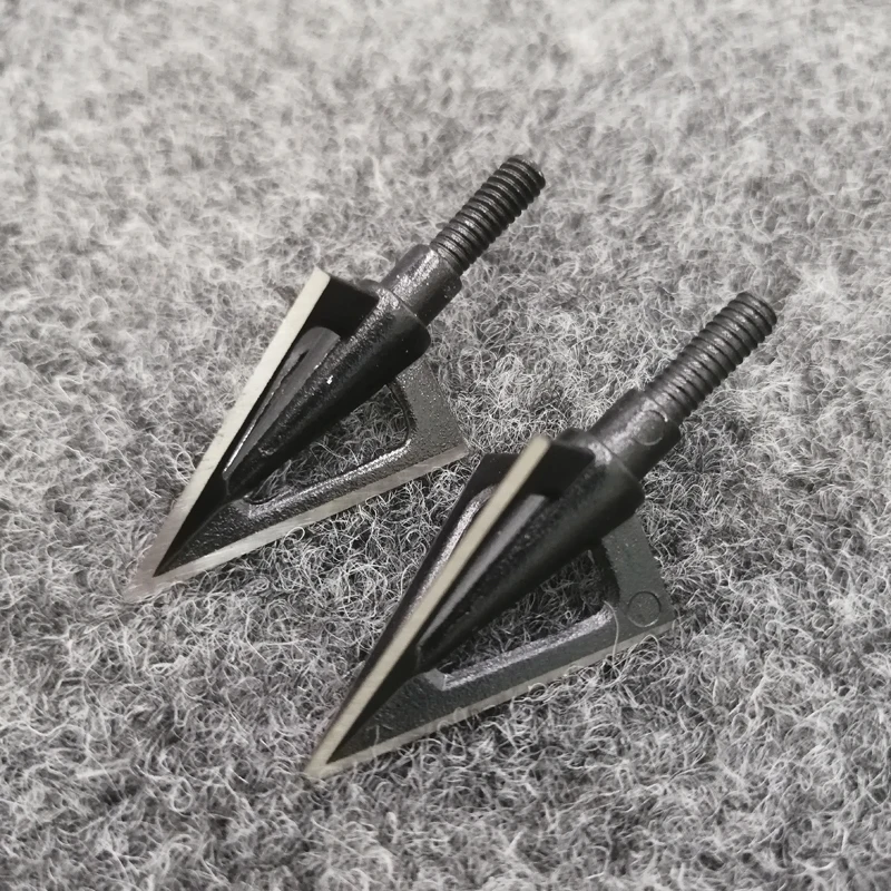 

6/9/12pcs Archery Blade Broadhead 100 Grain Metal 3 Blade Tips Arrow Heads for Shooting Training