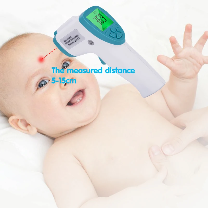 Guucy детский инфракрасный термометр для взрослых электронный ИК цифровой ЖК Бесконтактный пистолет лоб ухо измерение температуры
