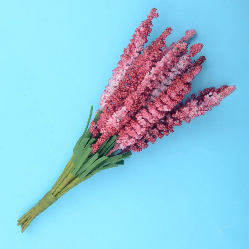 10 шт. дешевые искусственные мини Лаванда Поролоновый букет цветов Для свадебное украшение цветок Скрапбукинг DIY ВЕНОК искусственные розы