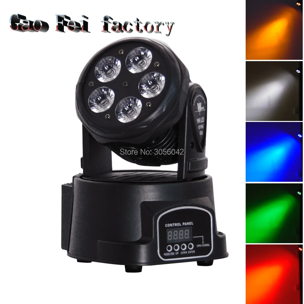 

DMX RGBWA+UV 6in1 LED beam Wash Moving Head Light Stage Party Laser Show Disco