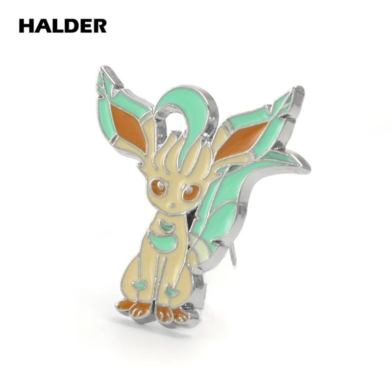 Аниме halder Pokemon Monsters Eevee Броши Одежда рюкзак шпильки сумочки значок украшения, аксессуары в подарок для детей для женщин и мужчин