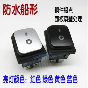 

6pcs rocker switch 4P/6P 2gear self locking 250V 16A waterproof oil-proof RL2 KCD4 22*29mm ON-OFF for power supply