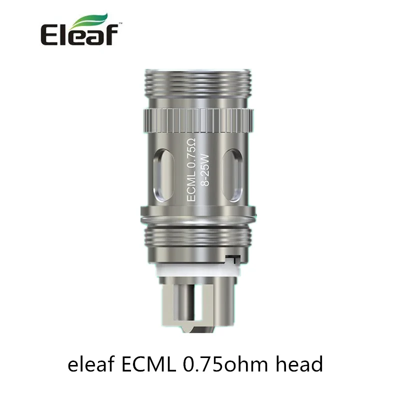 50 шт. Eleaf ECML 0.75ohm Головка Катушки для Melo 3 Nano, iJust S, Lemo 3, iJust 2/iJust2 mini, MELO III, MELO 2, MELO Atomizer e-cig