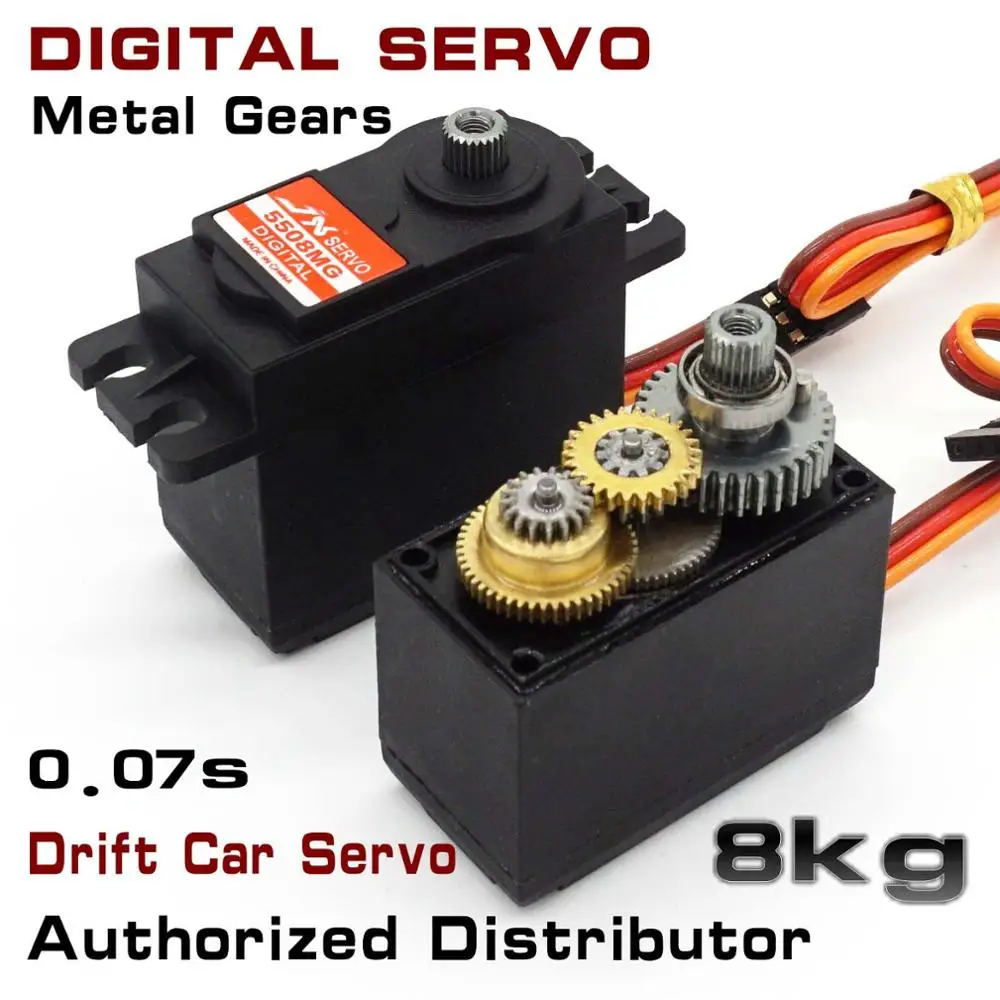 Jx Servo PDI 5508MG 8kg High Speed Standard Servo Metal Gear Drift Car