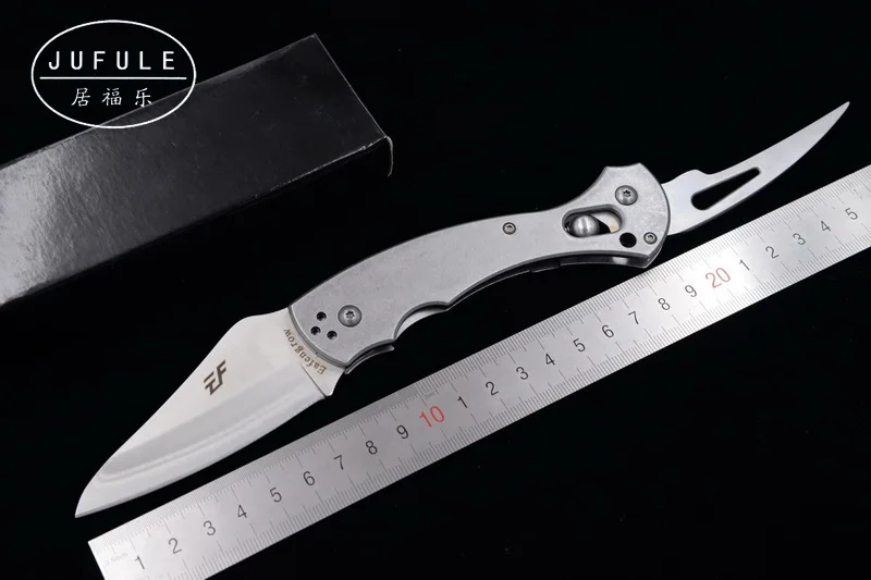 

JUFULE Made C06 9cr18mov Blade steel handle folding ball bearing hunting camping Pocket outdoor Survival EDC Tool kitchen knife