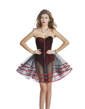 

Elegant Sexy Corset with Tutu Skirt Elegant Fashion Outerwear Corset Dress