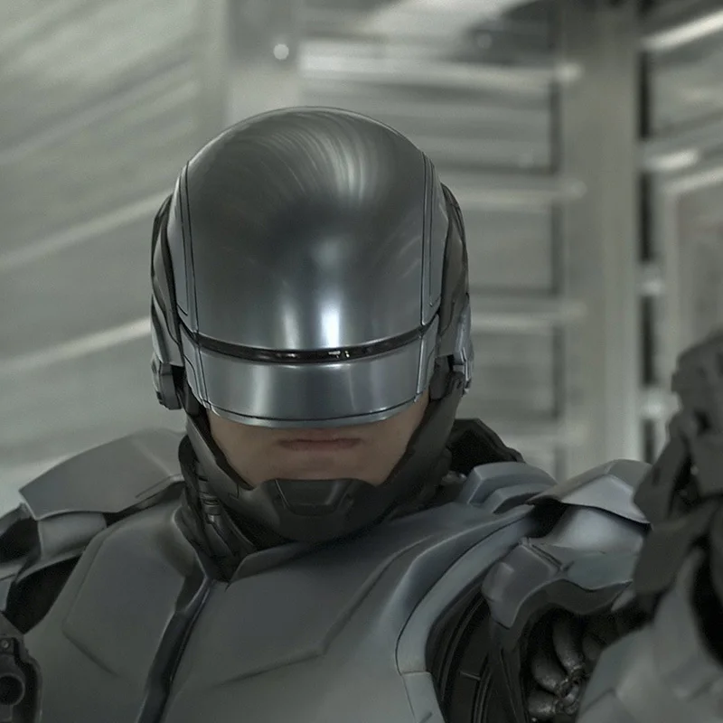 

3D paper model RoboCop Helmet DIY manual toy