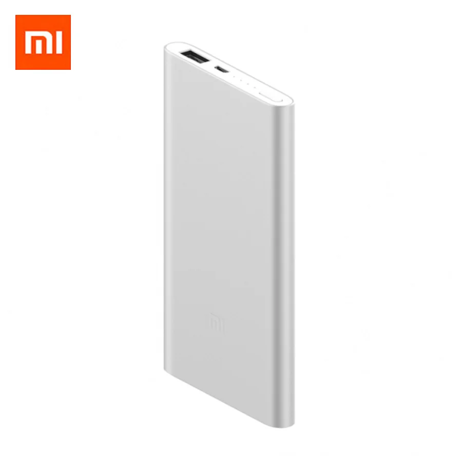 Xiaomi Mi, 5000 мА/ч, внешний аккумулятор, 2, портативное зарядное устройство, тонкий, 5000 мА/ч, внешний аккумулятор для iPhone, samsung, huawei