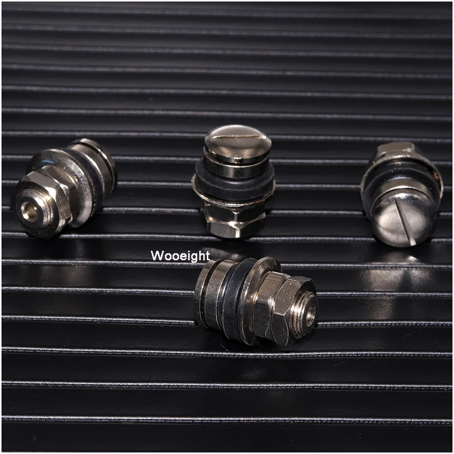 Wooeight 4PcsSet Car Universal Truck Stealth Flush Mount Wheel Tyre Tire Hidden Wheel Tire Valve Stems Tube Cap For VW Audi (5)