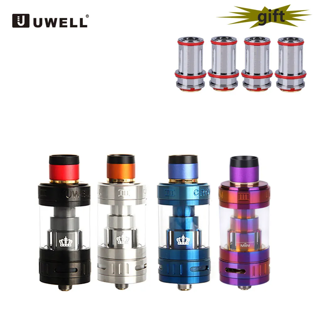 

Original Uwell Crown III Tank Vape 5ml Electronic cigarette Atomizer for 510 Thread Box Mod VS UWELL Crown 4 Vaporizer