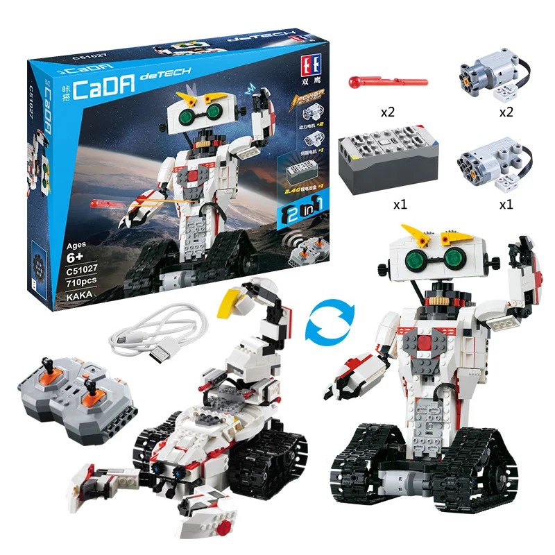Smart Robot 2in1 Transformation RC Robot Model Creative Technic Serie Assemble Fighting Robot Electric DIY Toys Kids Gift Smart Robot 2in1 Transformation RC Robot Model Creative Technic Serie Assemble Fighting Robot Electric DIY Toys Kids Gift