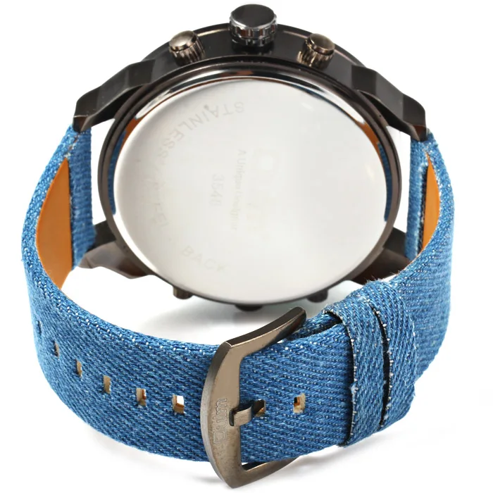 5.6cm Cool Big Case Mens Watches Man Top Luxury Brand OULM Quartz Watch For Men Dual Times Military relogio masculino Male Clock 6
