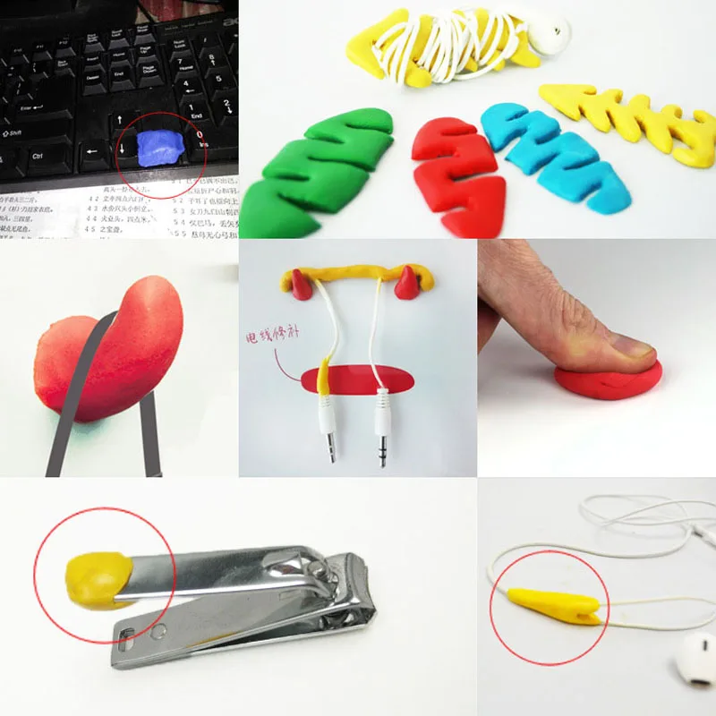 

Repair Key Board Moldable Glue Magic Silicone Dish Magic Sponge Scrubber Mat Cleaning Gel Moldable Glue Slimy Super Clean Magic