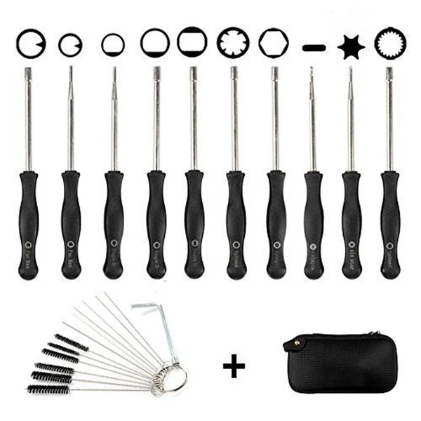 

10pcs Carburetor Adjustment Tool Kit,Carburetor Adjustment Tool Set with Free Cleaner Tool and Carrying Case For Common 2 Cycl