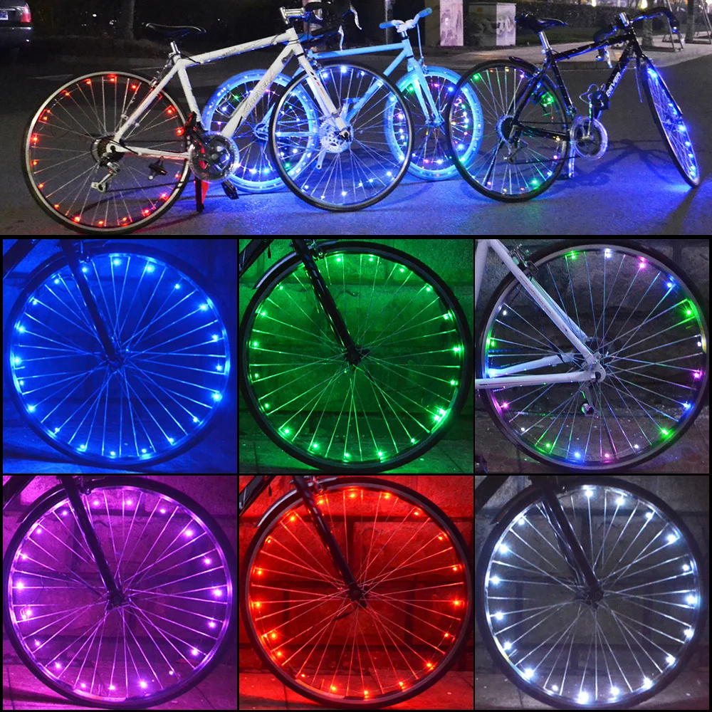 Buy 20 DIY LED Bike Tire Light Bicycle Wheel Spoke