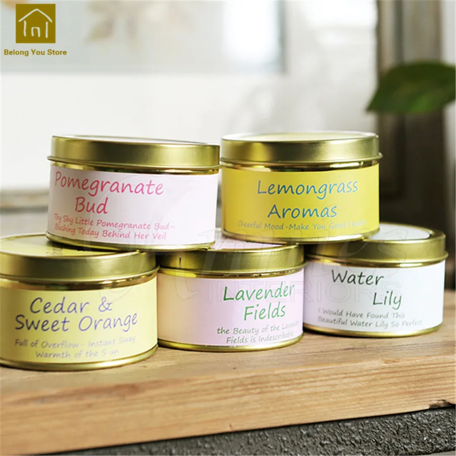 Flameless Decoration Scented Candle Jars Lid Kokulu Mumlar Spark