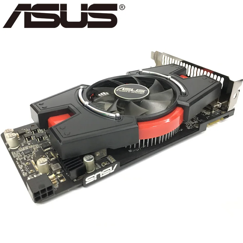 Видеокарта ASUS GTX 550 Ti 1 ГБ 192Bit GDDR5 видеокарты для nVIDIA Geforce GTX 550Ti б/у карты VGA эквивалент GTX650