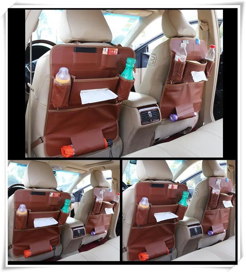 

Hot Car Styling Seat Back Storage bag For BMW X1 F48 X2 F39 X3 G01 F25 E83 X4 G02 F26 X5 F85 F15 E70 X6 F86 F16 E71 Accessories