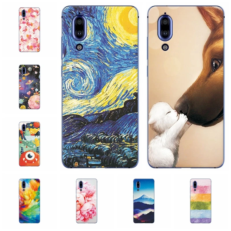 

Back Cover Soft Fundas For SHARP AQUOS S2 Scenery Phone Case For Sharp Aquos S2 Capa Soft TPU Silicone Cover Cases Shell 5.5