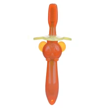 Детская Мягкая силиконовая учебная зубная щетка детская для ухода за зубами зубная щетка инструмент детская зубная щетка Товары для малышей