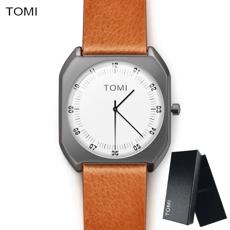 Prix pour TOMI Marque Nouvelle Mode de luxe femme Élégante Montres Simple Ultra Mince cadran Casual Male Horloge À Quartz Homme Montre-Bracelet Cadeau Prix pour TOMI Marque Nouvelle Mode de luxe femme Élégante Montres Simple Ultra Mince cadran Casual Male Horloge À Quartz Homme Montre-Bracelet Cadeau