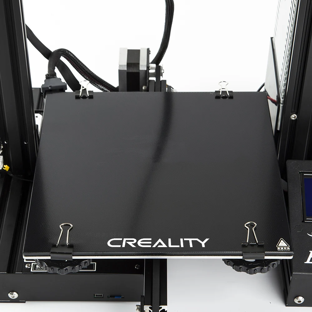 Creality 3D Ender3 толщиной 4 мм ультрабук самоклеящаяся поверхность сборки стеклянная пластина 235x235 мм для Ender-3 3D-принтера