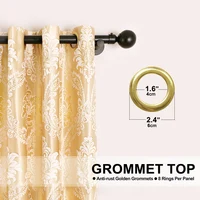 Golden Royal Luxury Window Curtains 5