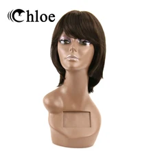Chloe бразильские волосы remy прямые фронтальные парики шнурка плотность 130% человеческие волосы парики стиль FT-1185
