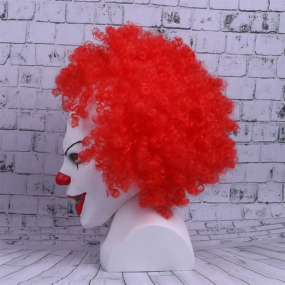 Red Stephen King's It Mask Cosplay Pennywise Clown Halloween Joker Mask Prop New4