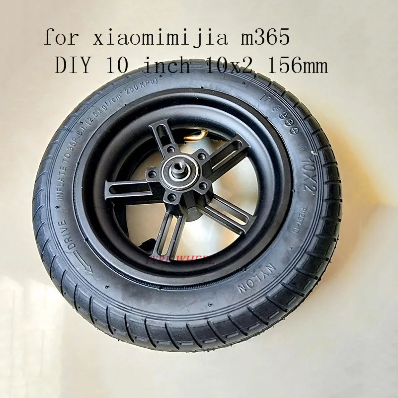 Оригинальные заводские колеса Ступицы дискового тормоза дисковые шины для Xiaomi Mijia M365 колеса электрический скутер 10 дюймов легко установить - Цвет: wheel