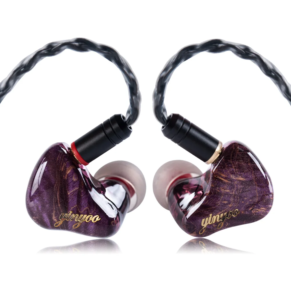 AK Yinyoo HX5 1DD+4BA Hybrid In Ear Earphone HIFI
