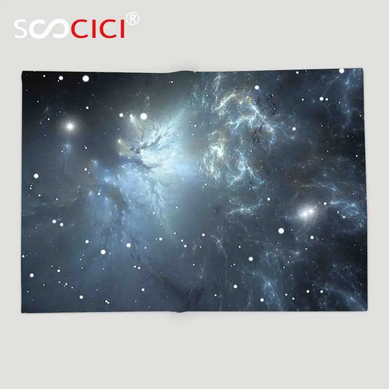 Изготовленный на заказ мягкий флисовый плед Созвездие астрономическая модель солнечной системы названия звезд Знаки зодиака ночное небо фиолетовый синий белый свет - Цвет: A07