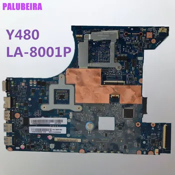 

PALUBEIRA QIWY3 LA-8001P Laptop motherboard for Lenovo Y480 Test original mainboard GT640M