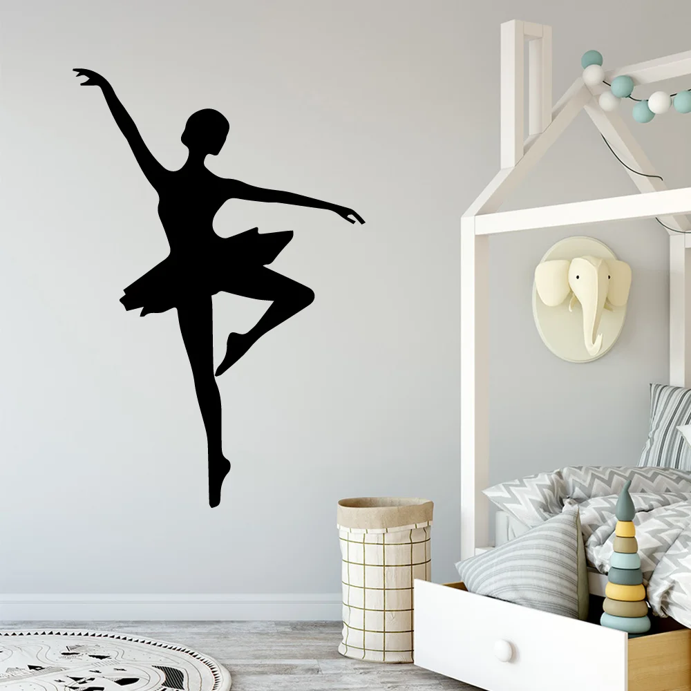 

Dancer Vinyl Wall stickers Wall Decor For Girl's Rooms Decoration Wall Art Decals Removable Sticker Murals Wallstickers