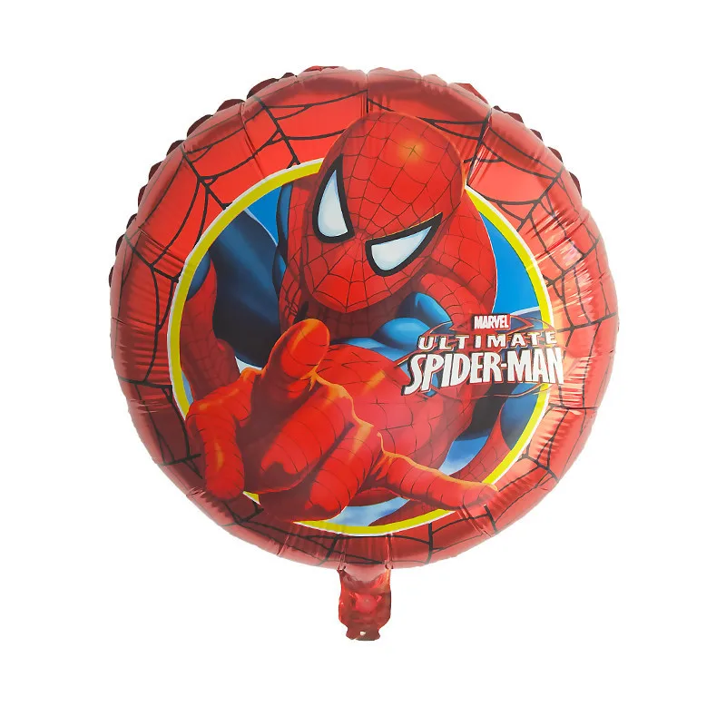 10 шт./лот, воздушные шары с гелием из фольги супергероя, мстители, лига справедливости, человек-паук, бэтмен, товары для детской вечеринки на день рождения, детские игрушки - Цвет: 10pcs