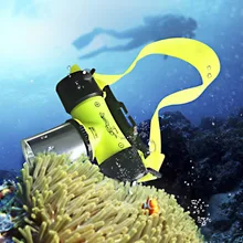 Underwater 2000 Lumen XM-L XML T6 Diving Headlamp LED Waterproof 20m 3-Mode Swimming Headlight Dive Head Light Torch Lamp