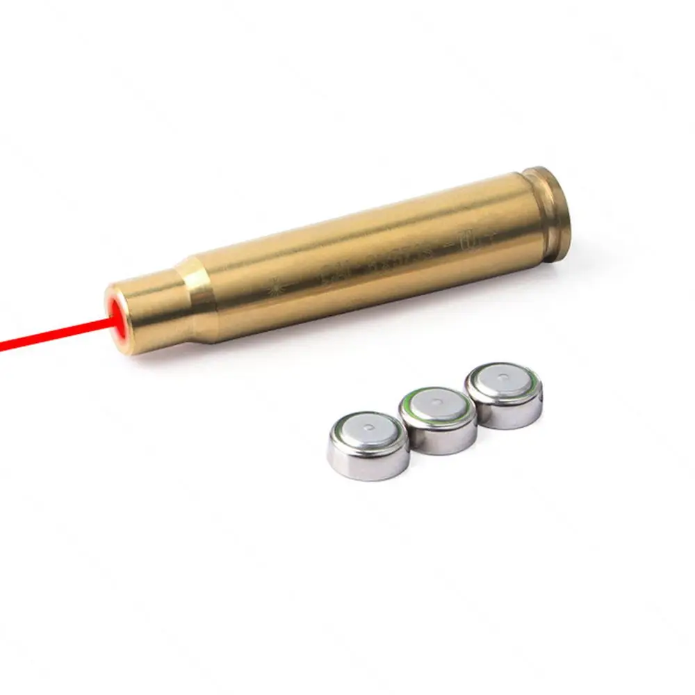 Hunting Tactical CAL 8x57 JRS Brass Boresighter Cartridge Red Laser Bore Sight 