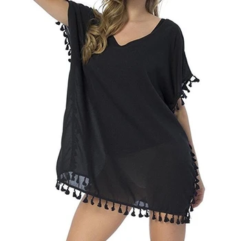 

Women Swim Dress Sexy Beachwear Bikini Beach Wear Cover Up Kaftan Summer Shirt Top Dress Women Cover-up Bikini Swimsuit Cover Up