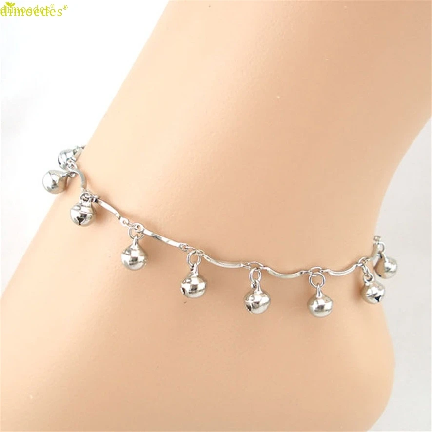 

HOT Brand Lines Bell Pendant Anklet Bracelet Sandal Barefoot Beach Foot Jewelry 62510