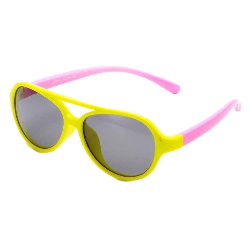 Kids Sunglasses Silica Gel Child Baby Safety Coating Sun Glasses