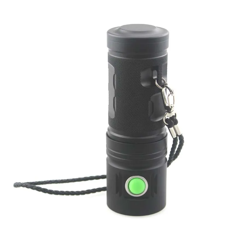 1xCREE XHP70 35 Вт 3500 люмен 4 режимный USB Перезаряжаемый светодиодный фонарик
