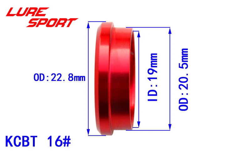 LURESPORT 10 шт. алюминиевое кольцо KCBT KCBR FUJI катушка сиденье стержень строительный компонент ремонт Удочка DIY аксессуар
